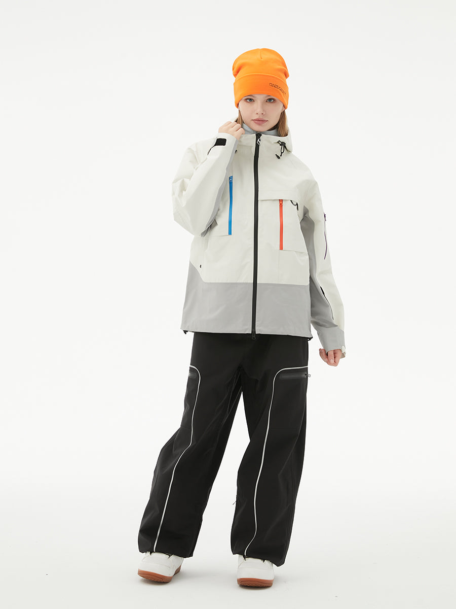 BACKCOUNTRY Colored Zipper  Snow Jacket