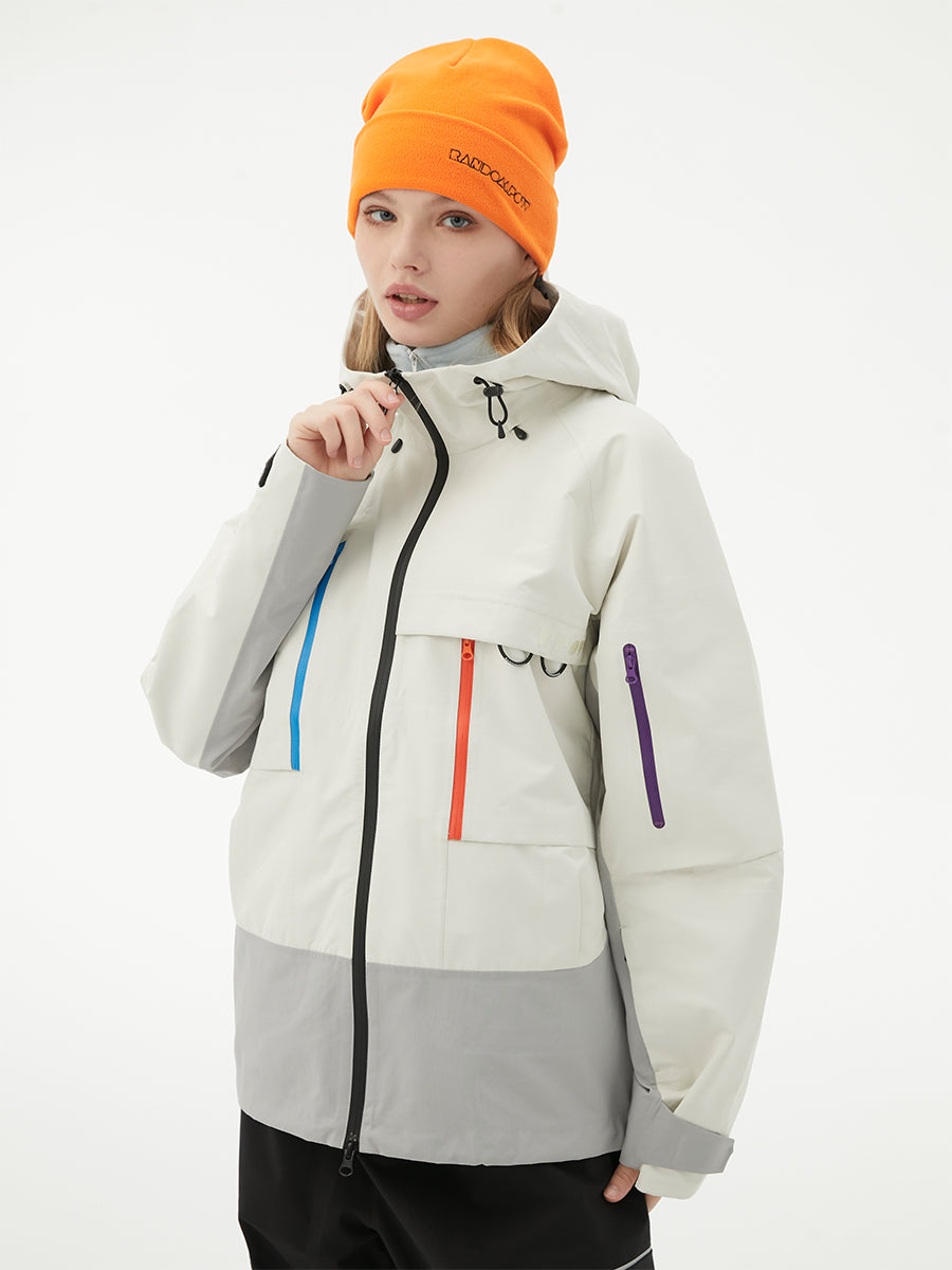 BACKCOUNTRY Colored Zipper  Snow Jacket
