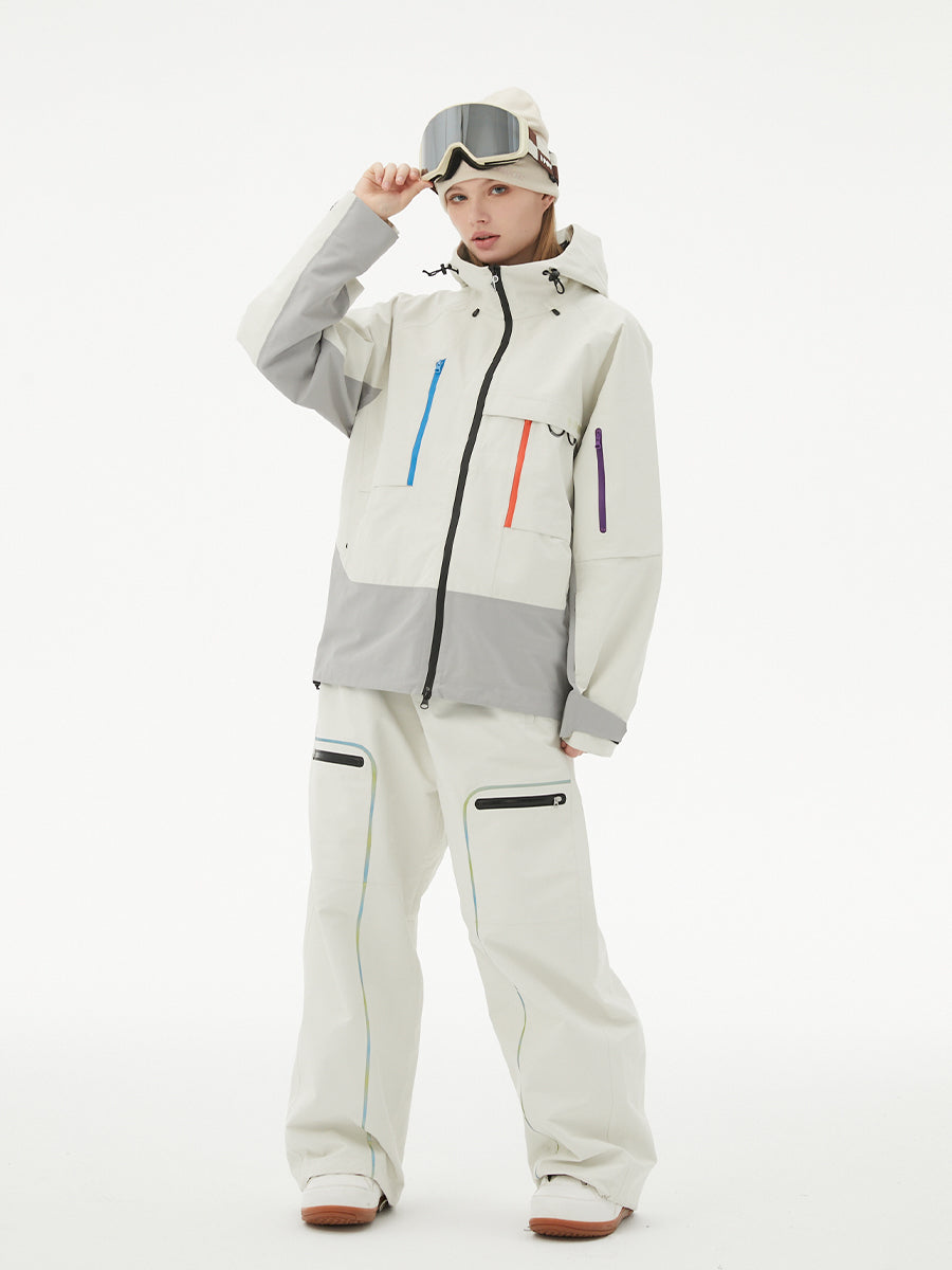 BACKCOUNTRY Colored Zipper  Snow Jacket