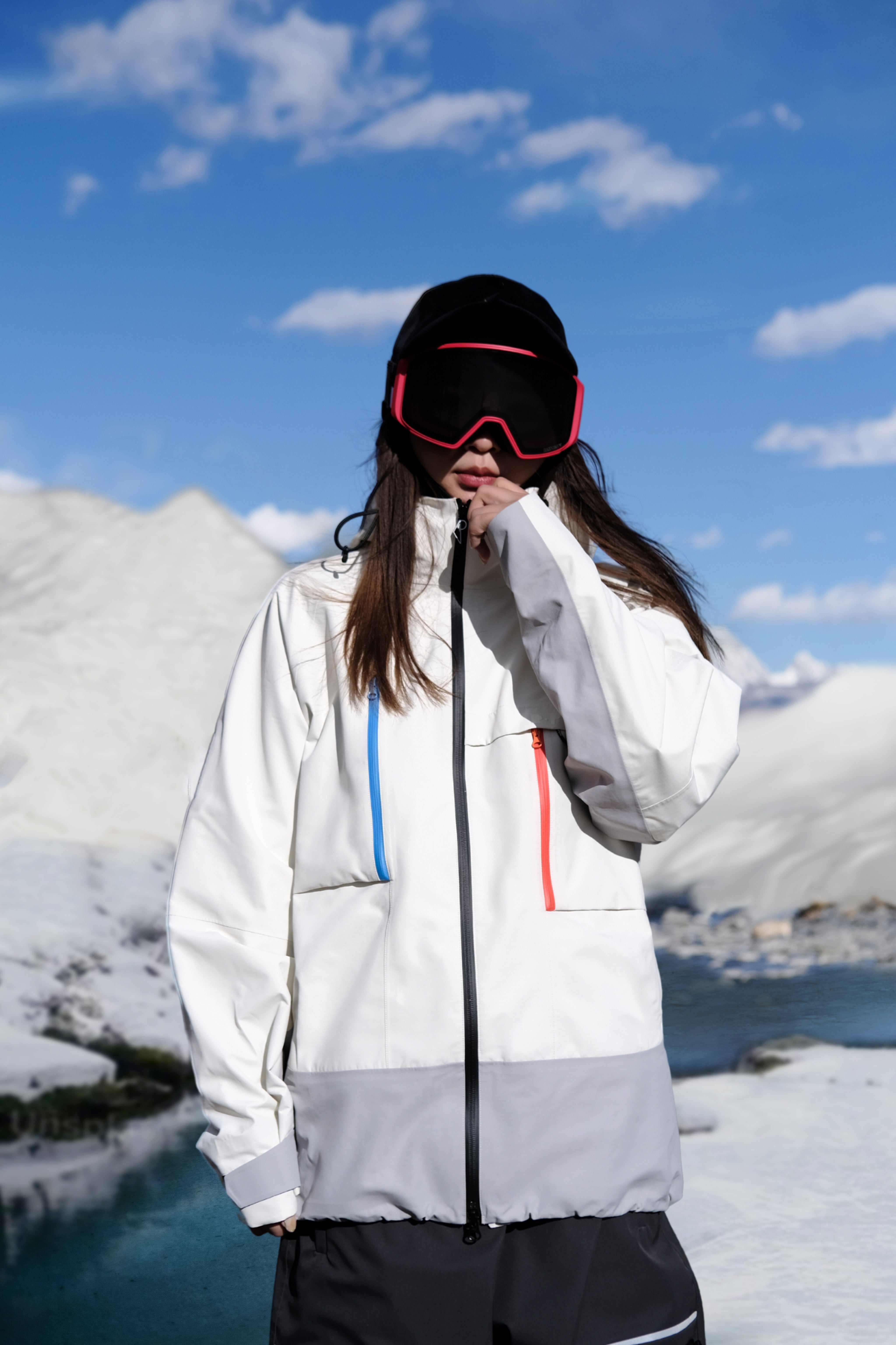BACKCOUNTRY Colored Zipper  Snow Jacket