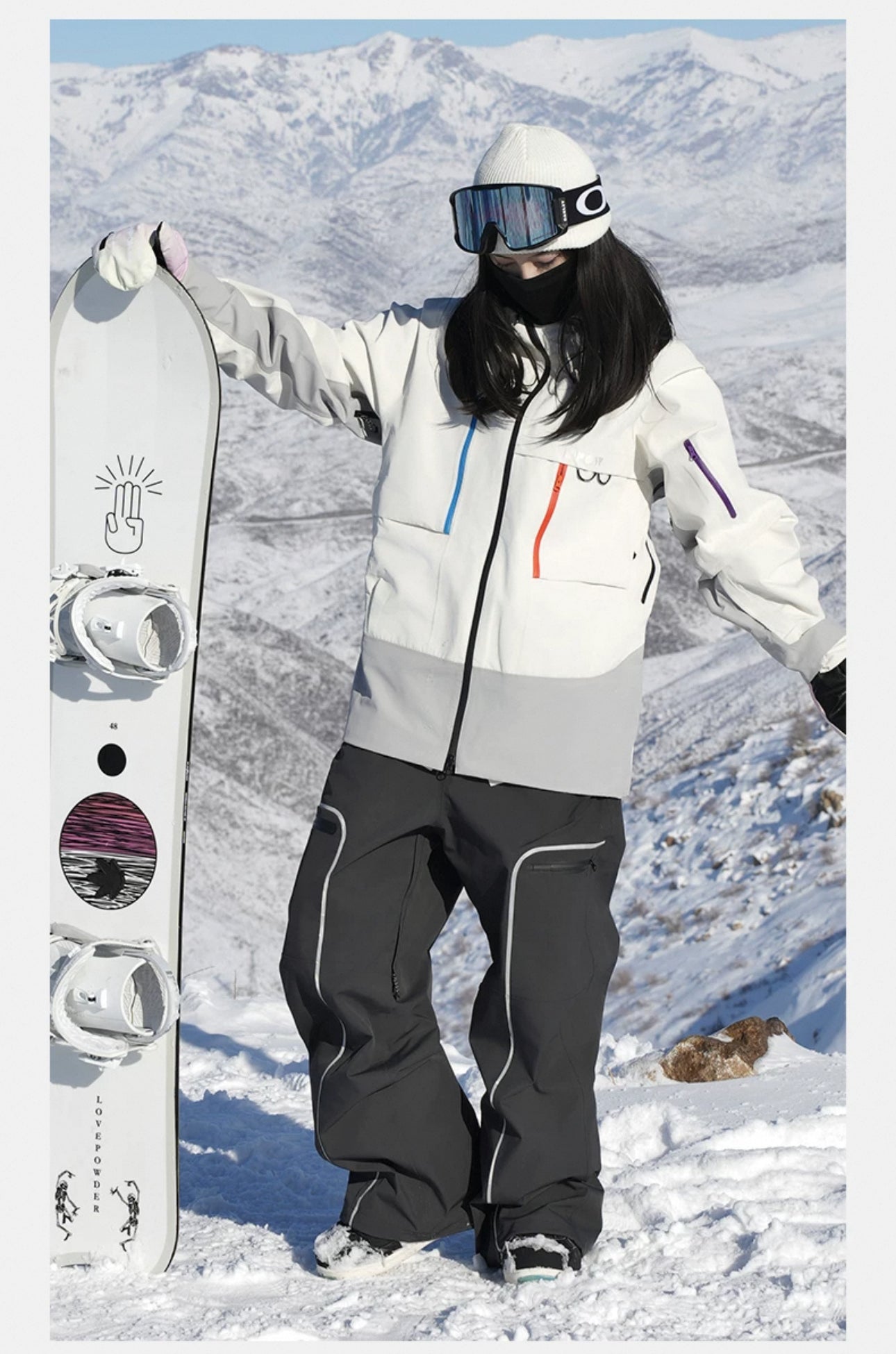 BACKCOUNTRY Colored Zipper  Snow Jacket