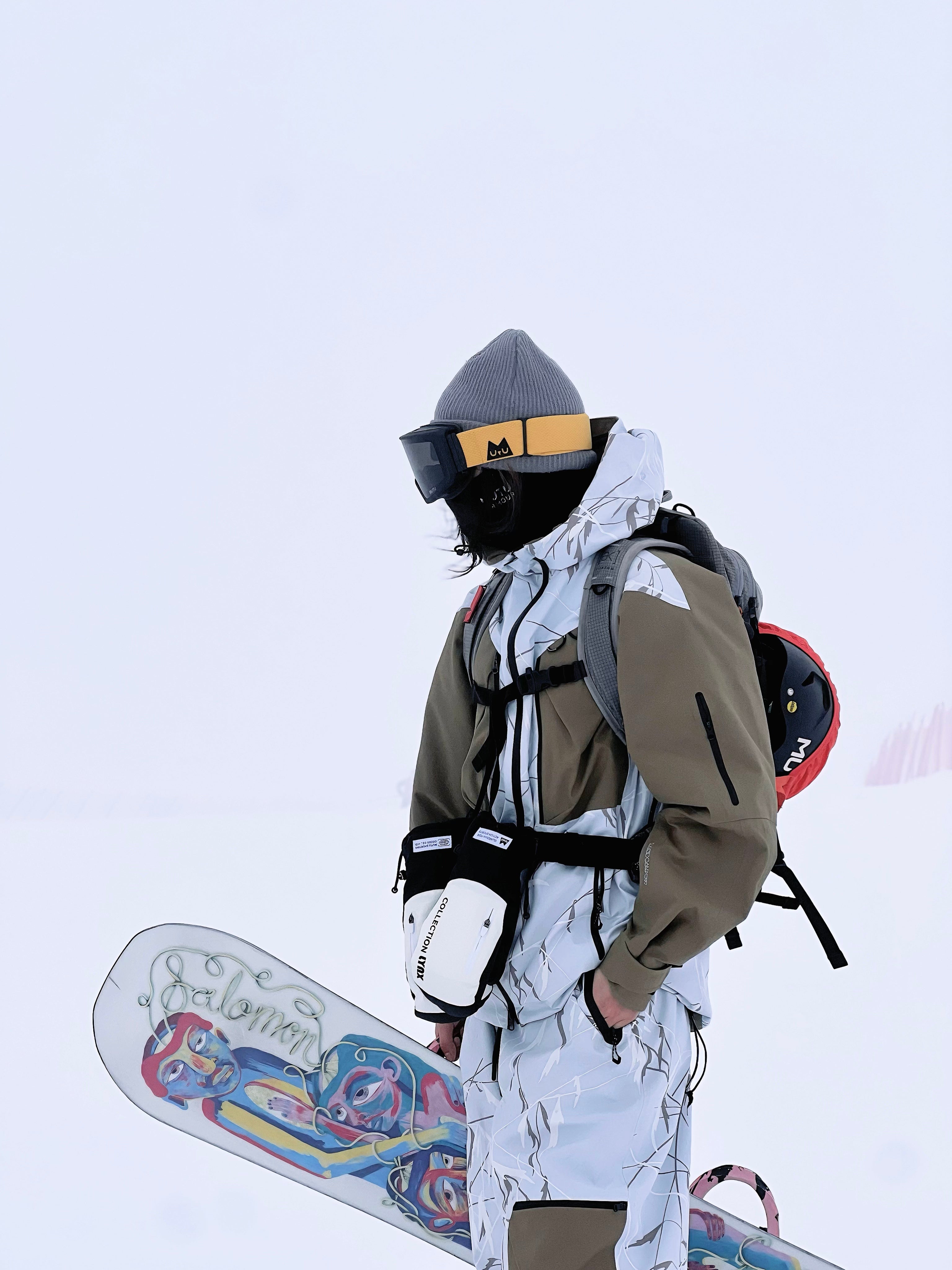 RandomPw Bamboo Chinese Style Print RECCO®  Snow Jacket & Pants & Suit