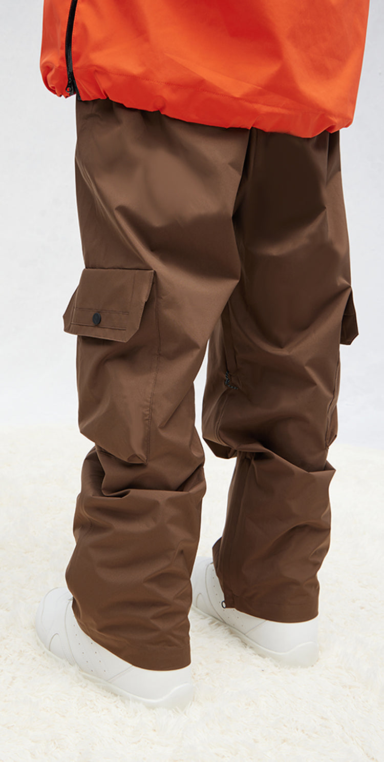 RandomPow Versatile Snow Pants Unisex Brown