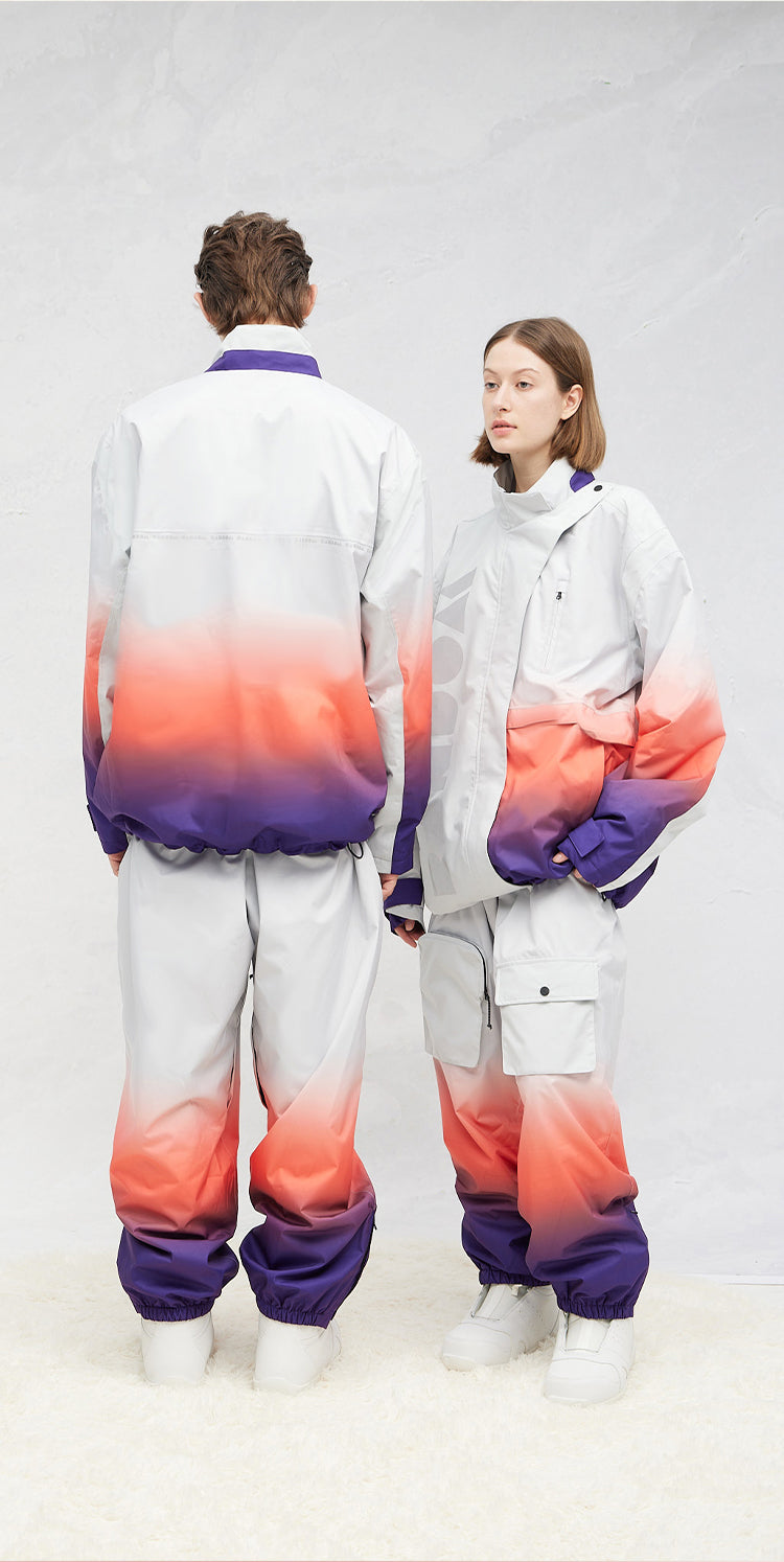 RandomPow Oversized Laser Snow Pants Unisex